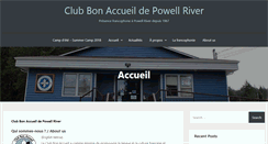 Desktop Screenshot of clubbonaccueil.com